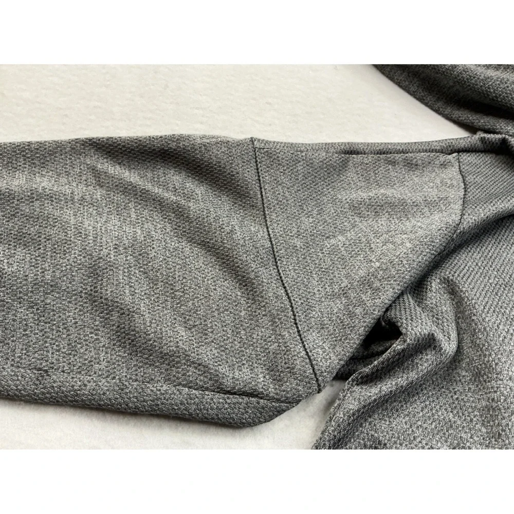 Adidas‎ ClimaWarm Hoodie Pullover Gray Heather Logo Mens XL Athletic DU7916
